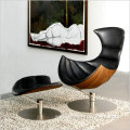 Modern Design Lobster Lounge Chair High Back SwivelLeather